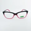 1-104.webp Lente oftálmico United Colors of Benetton rosa con negro.