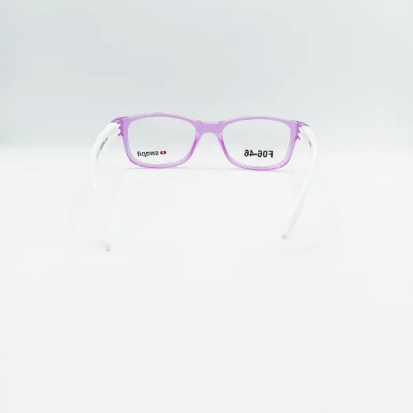 3-75.webp Lente oftálmico Swapit con varillas de pasta color blanco.